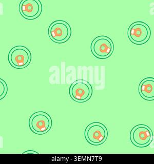seamless pattern scale weigh scales cartoon vector Stock Vector