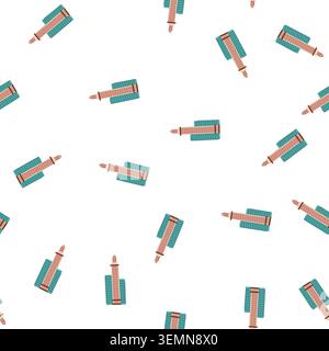 pattern city skyscraper cartoon vector Stock Vector