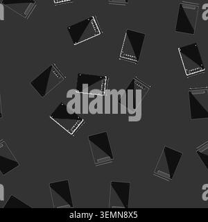 seamless pattern device pen display cartoon vector Stock Vector