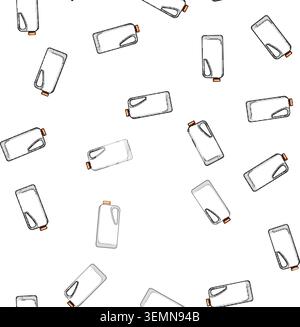 pattern transparent canister plastic cartoon vector Stock Vector