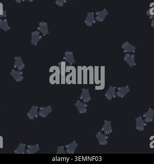 seamless pattern cordless leather gloves cartoon vector Stock Vector