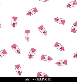 pattern light kerosene lamp cartoon vector Stock Vector