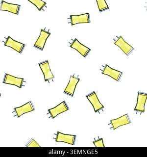 pattern hydration iv drip bag cartoon vector Stock Vector