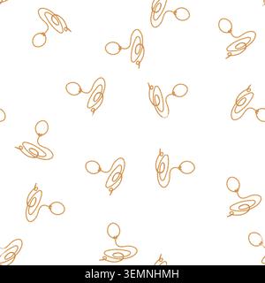 pattern western lasso cartoon vector Stock Vector