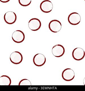 pattern graphic baseball ball cartoon vector Stock Vector