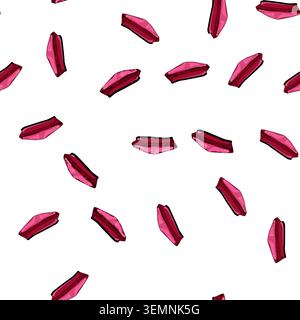pattern cap beret hat military cartoon vector Stock Vector
