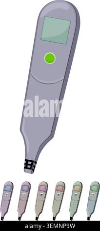alkaline ph meter color icon vector graphic Stock Vector