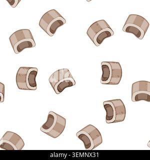pattern recovery cervical neck collar cartoon vector Stock Vector