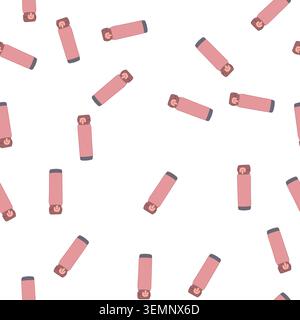 pattern drink thermos cartoon vector Stock Vector
