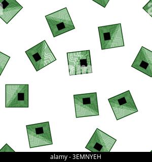pattern resistor circuit board cartoon vector Stock Vector