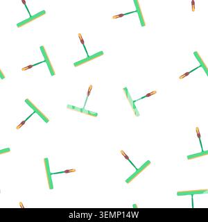 pattern washer squeegee glass cartoon vector Stock Vector