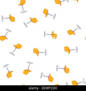 pattern seating bar stool cartoon vector Stock Vector