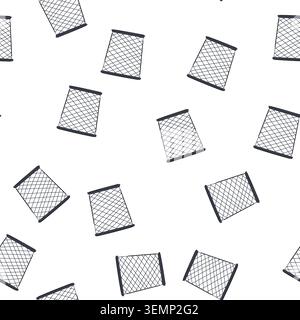 pattern cup pencil holder cartoon vector Stock Vector