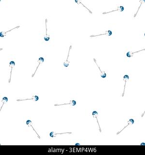 pattern wc toilet brush cartoon vector Stock Vector
