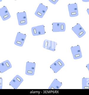 pattern food fridge cartoon vector Stock Vector