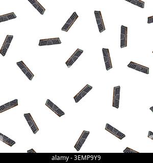 pattern hardware desktop memory cartoon vector Stock Vector