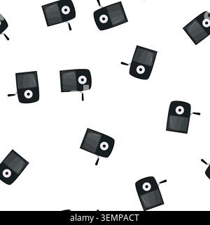 pattern office pencil sharpen cartoon vector Stock Vector