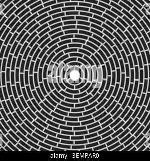 Solid cells in frame. Heavy weight. Medium padding. Abstract pattern. Segments centered. Classy vector image. Stock Vector