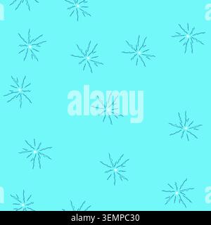 seamless pattern thunder impact vfx cartoon vector Stock Vector