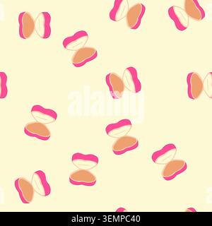 seamless pattern couple proposal ring box cartoon vector Stock Vector
