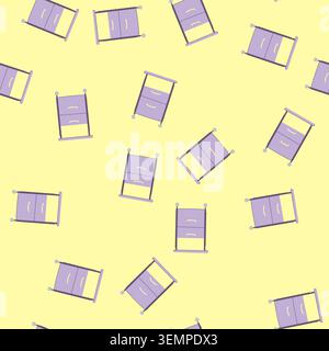 seamless pattern folder file cabinet cartoon vector Stock Vector