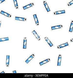 pattern Air freshener can spray cleaning product concept Stock Vector