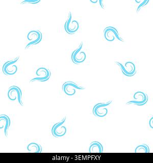 pattern dynamic wind gust vector icon symbolizing weather elements Stock Vector