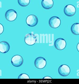 seamless pattern download round game button cartoon vector Stock Vector