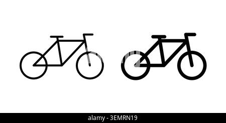 Bicycle icon graphic design. web icons vectors. Stock Vector
