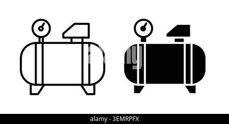 Compressor icon graphic design. web icons vectors. Stock Vector