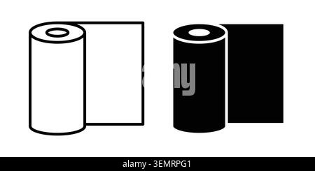 Construction film roll icon graphic design. web icons vectors. Stock Vector