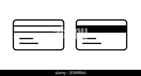 Credit card icon graphic design. web icons vectors. Stock Vector