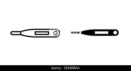 Digital thermometer icon graphic design. web icons vectors. Stock Vector