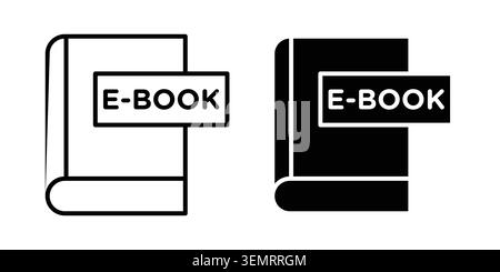 Ebook icon graphic design. web icons vectors. Stock Vector