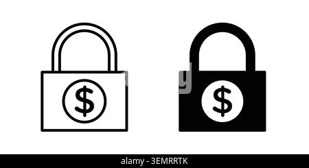 Fixed price icon graphic design. web icons vectors. Stock Vector