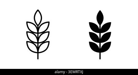 High fiber food icon graphic design. web icons vectors. Stock Vector