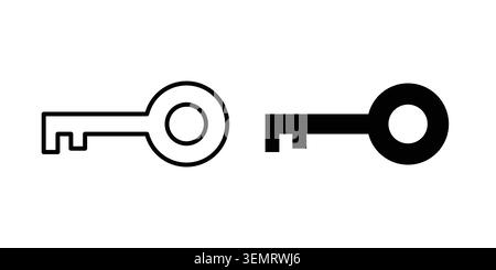 key icon graphic design. web icons vectors. Stock Vector