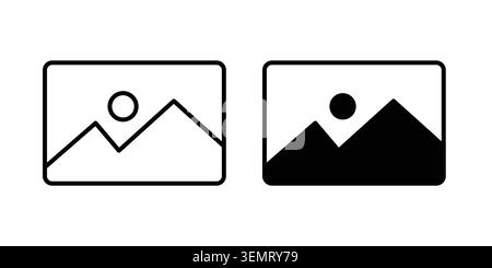 Picture icon graphic design. web icons vectors. Stock Vector