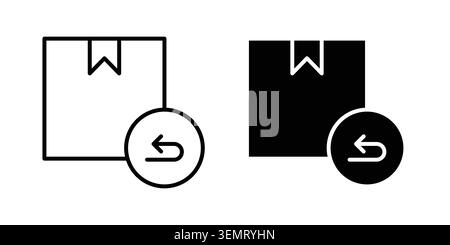 Return purchase icon graphic design. web icons vectors. Stock Vector