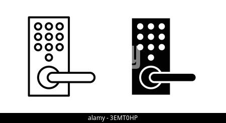 Smart lock icon graphic design. web icons vectors. Stock Vector