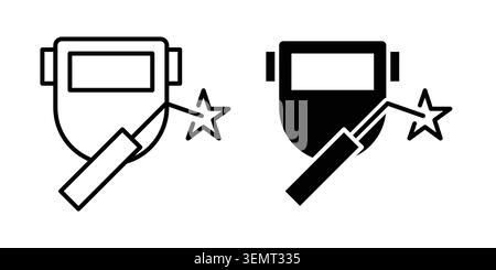 Welding icon graphic design. web icons vectors. Stock Vector