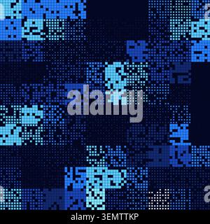 Fintech Block Grid vector background with minimal abstract composition for microstock and commercial design projects. Stock Vector