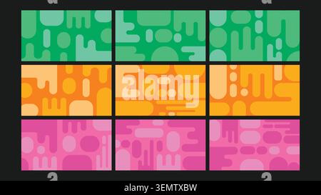 Bold purple and pink brushstroke textures with comic-style energy. Great for dynamic design, creative visuals, or urban pop-art themed illustrations. Stock Vector