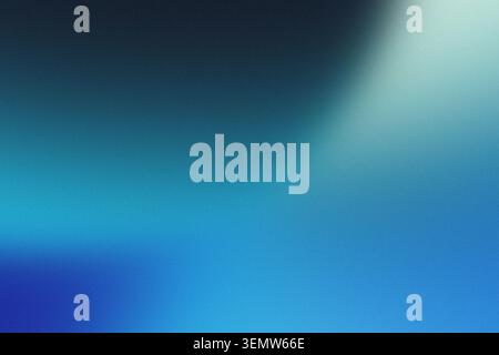 Bright ray of light crossing vibrant blur blue background Stock Photo