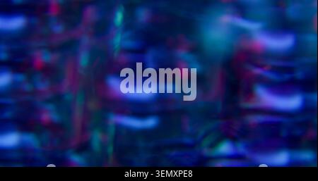 Gradient glare. Blur light illuminated. Defocused purple pink neon color lens flare flicker blaze gleam glimmer sparkle shine on abstract background. Stock Photo