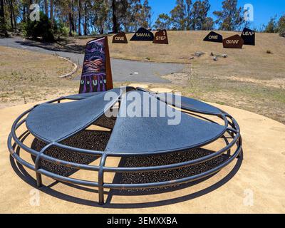 Honeysuckle space tracking site, Namadgi National Park Stock Photo