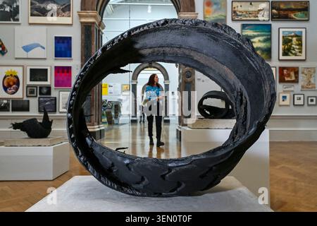 London, UK.  9 June 2026.  (C) ’Study #2 M62 (East, West)’ by Mike Nelson RA and other works at the preview of The Summer Exhibition 2026 at the Royal Academy of Arts in Piccadilly, the world’s largest open submission contemporary art show which has taken place annually since 1769.  Co-ordinated by artist Ryan Gander RA, over 1,800 works by Royal Academicians and the general public are on display 16 June to 23 August 2026.    Credit: Stephen Chung / Alamy Live News Stock Photo