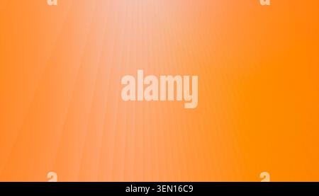 Gradient shades of bright orange with subtle diagonal lines creating depth. Stock Photo