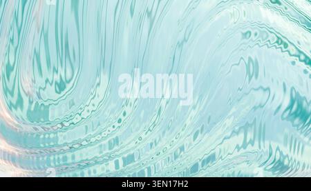 Abstract wave pattern with soft pastel colors creating a serene and fluid visual effect. Stock Photo