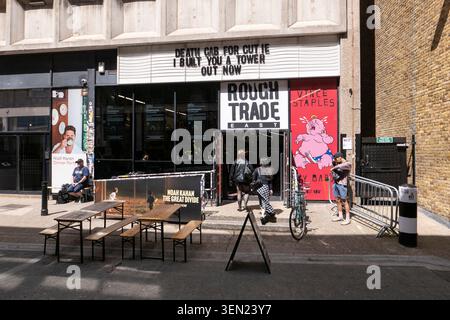 LONDON, ENGLAND - 9-6-26. Rough Trade East Record shop at Brick Lane in East London in England. Photo credit: SMP News Stock Photo